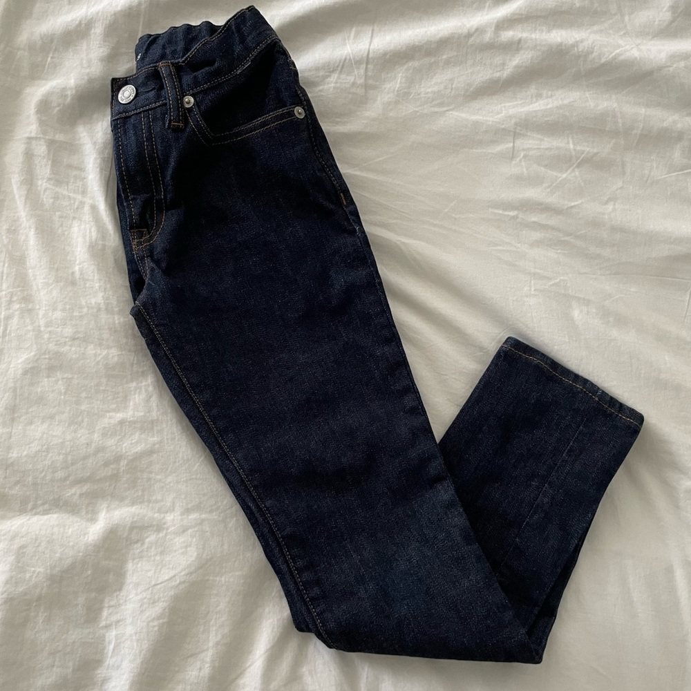 Boys GAP 8 skinny jeans dark wash